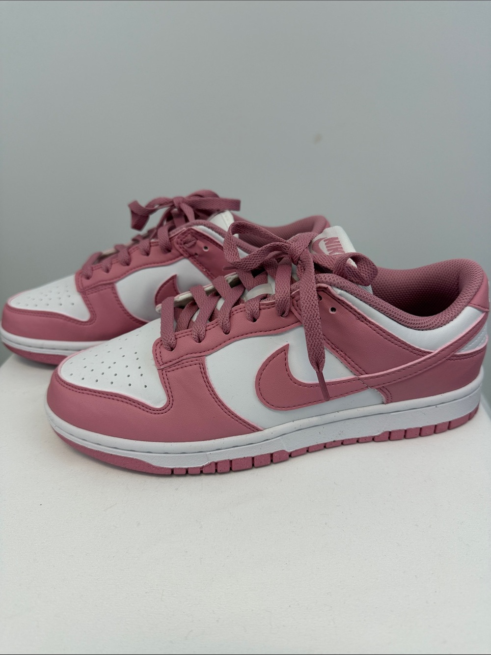 Nike Dunk Low Next Nature Elemental Pink White Sneakers Women's Size 9
